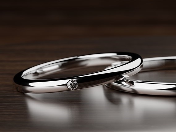 甲丸結婚指輪イメージ