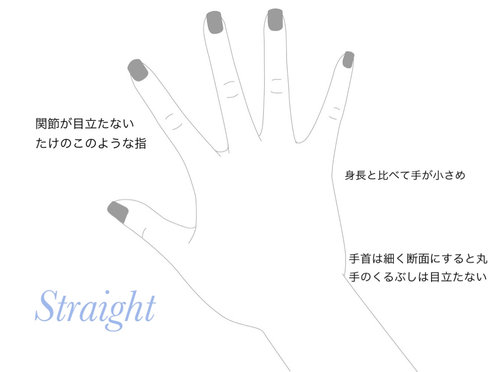 骨格ストレート