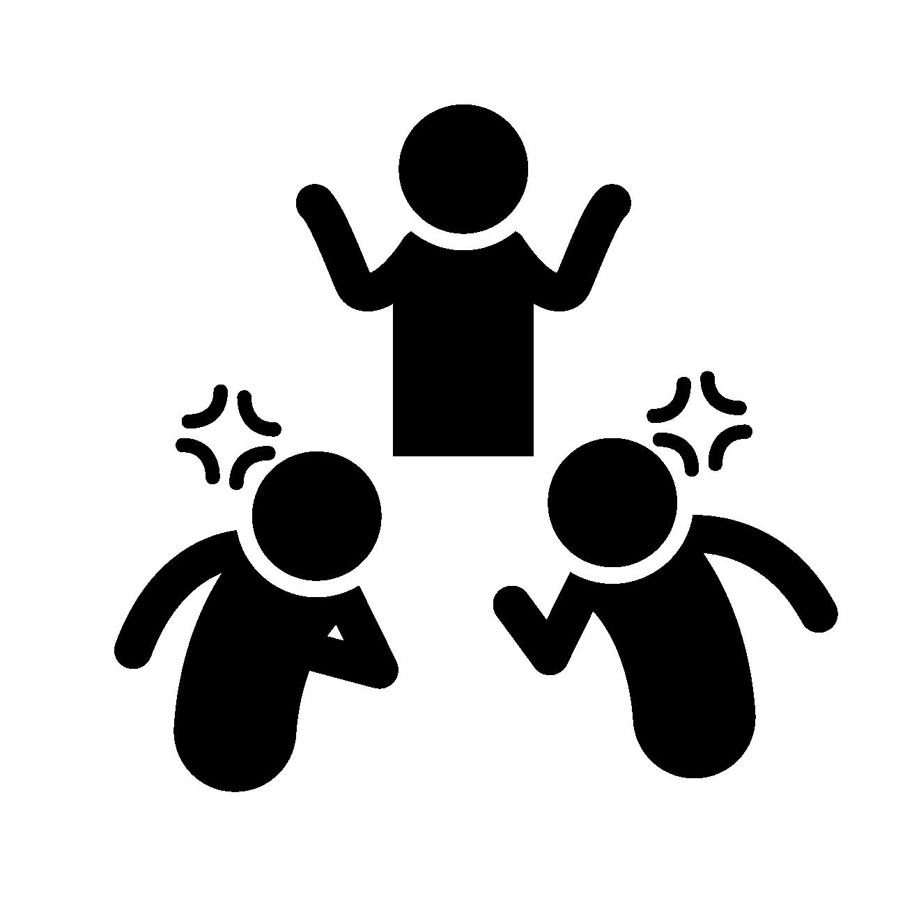 喧嘩する人イメージ