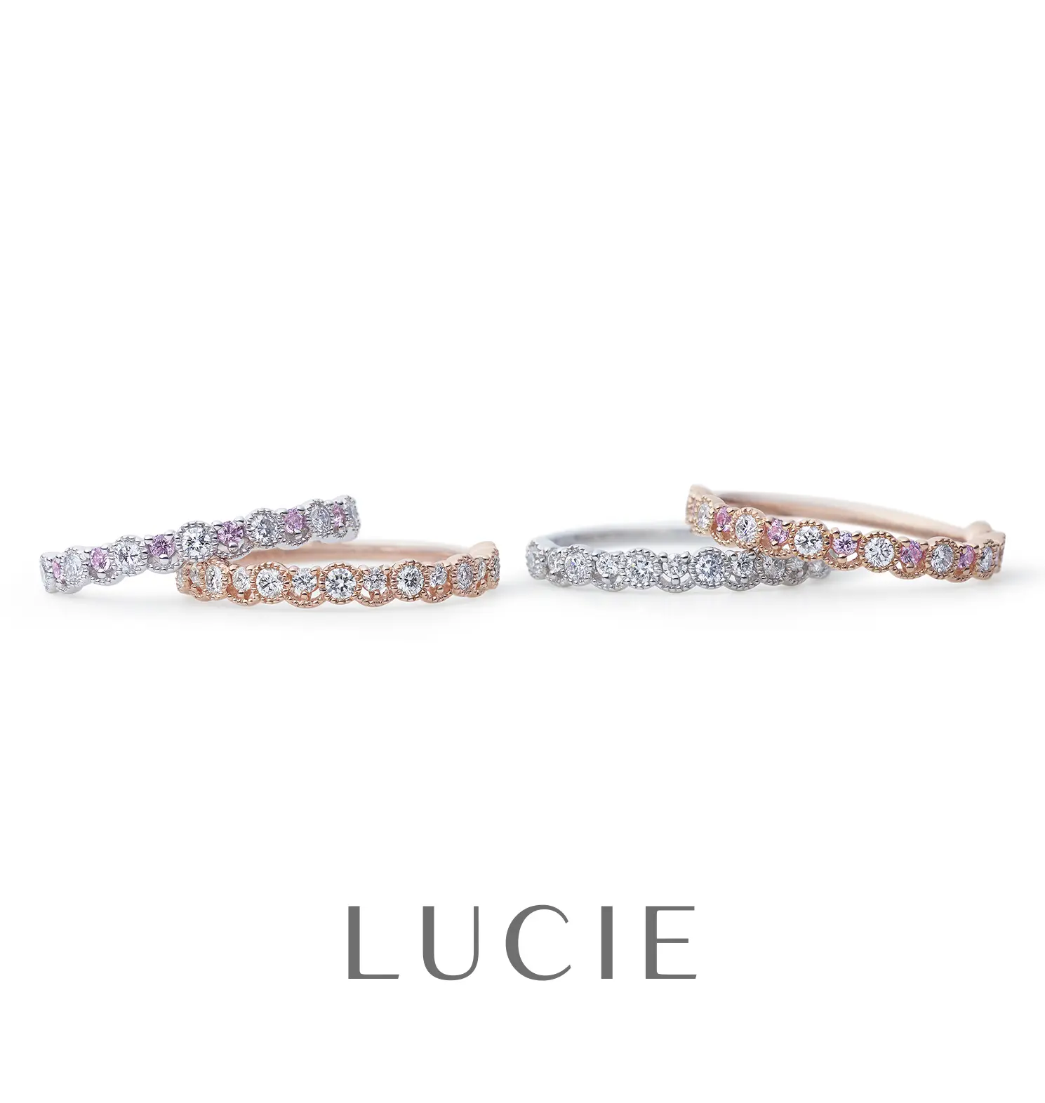 Colleretteコルレット 薔薇のフリル｜LUCIE RoseClassic｜婚約指輪