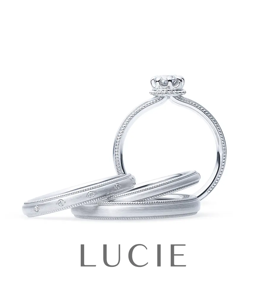 Sentierサンティエ 薔薇の小道｜LUCIE RoseClassic｜婚約指輪・結婚