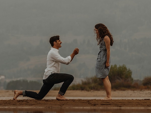 プロポーズ風景